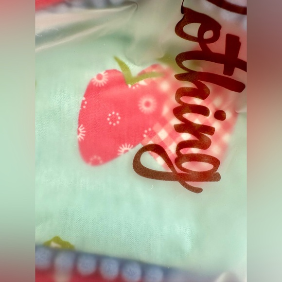 Matilda Jane Going Together Throw Floral Strawberry Blanket New In Bag! - Picture 7 of 7